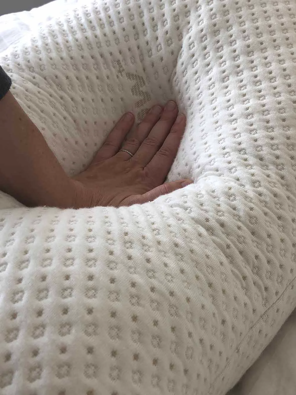 snuggle pedic pillow review firmness