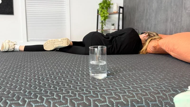 Ripple test on the Tuft & Needle Mint Hybrid Mattress